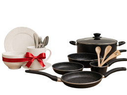 Delimano Stone Legend Black Set 10 kom. + POKLON Set 40 kom.