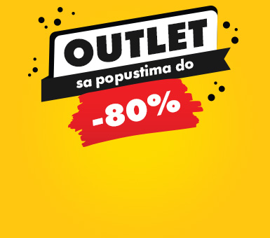 OUTLET POPUSTI DO -80%