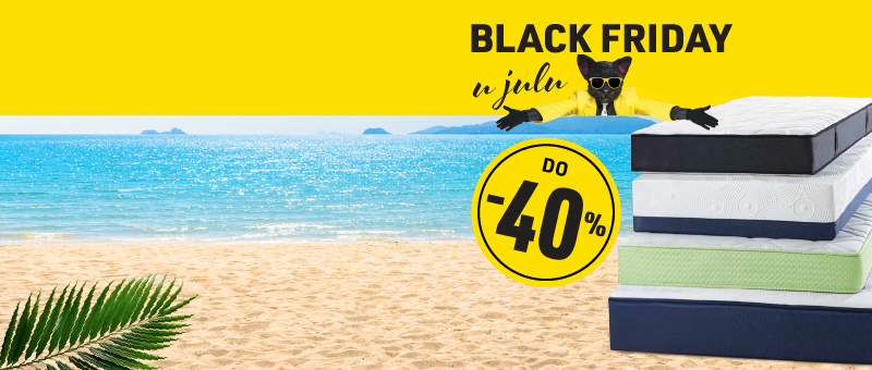 Black Friday u julu – Dormeo dušeci na popustu do -40%