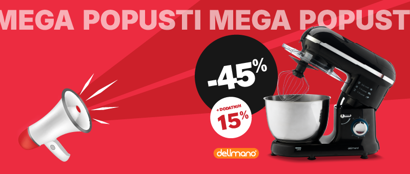 MEGA POPUSTI NA DELIMANO KUHINJSKI ROBOT
