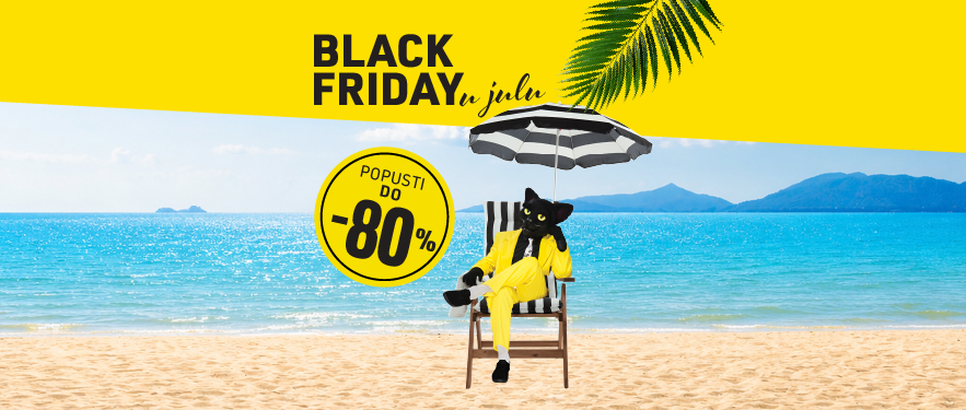 Black Friday Akcija – popusti do -80%