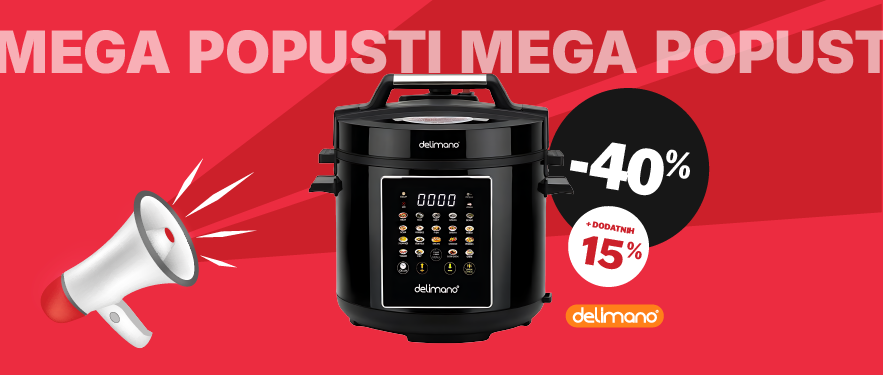 DELIMANO MULTICOOKER NA MEGA POPUSTU