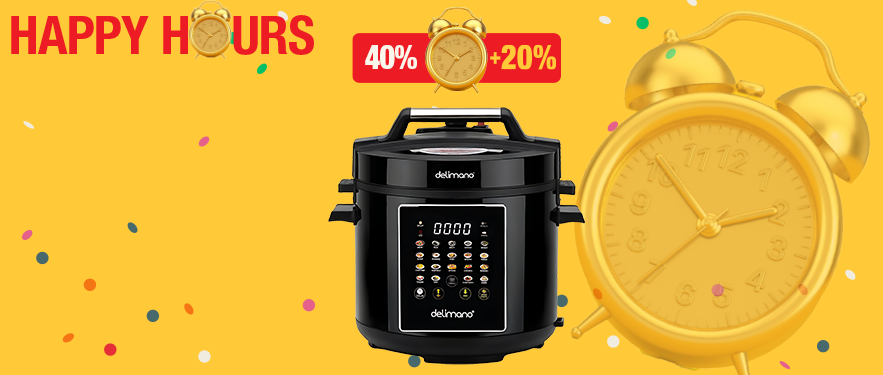 HAPPY HOURS: MULTICOOKER UZ DODATNIH +20%!