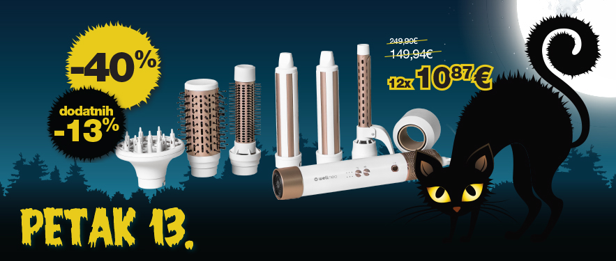 NE PROPUSTITE -40 + DODATNIH -13% UZ AIRTECH PRO SET ZA KOSU!