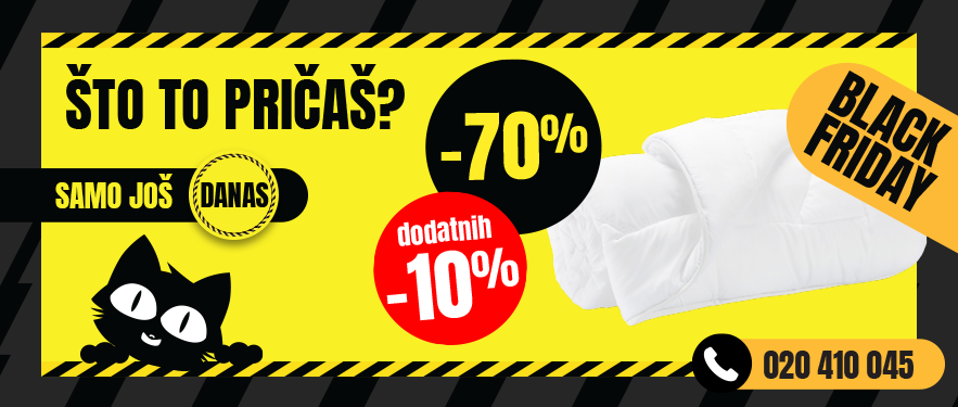 COMFY JORGAN UZ -70% + DODATNIH -10%! SAMO JOŠ DANAS 04.12! 