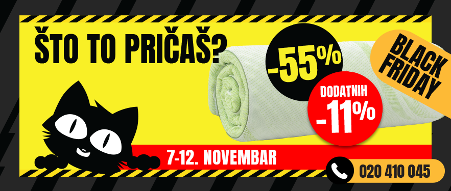 DODATNIH -11% NA ODABRANE PROIZVODE! SAMO DO 12.11! 