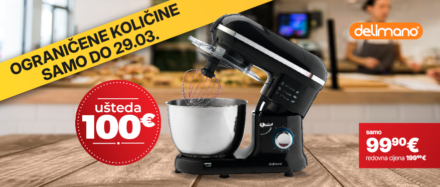 100 € UŠTEDE UZ KUHINJSKI PRO ROBOT! SAMO DO 29.03!