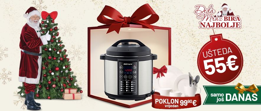 SAMO JOŠ DANAS! -55€ UZ MULTICOOKER + POKLON ESSENCE SET + BESPLATNA DOSTAVA!