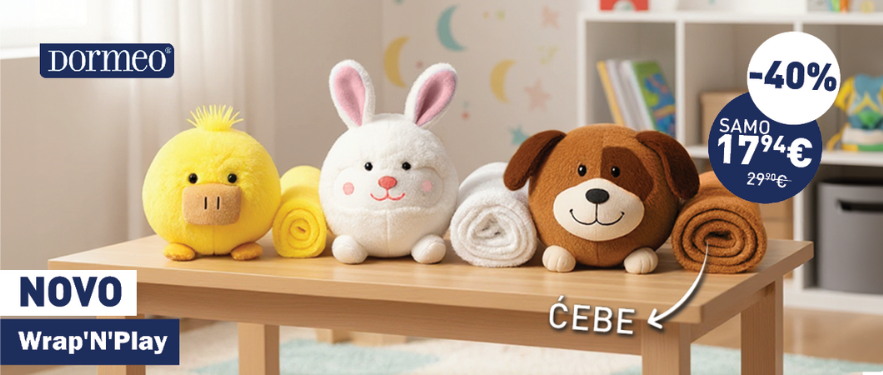 DORMEO WRAP'N'PLAY IGRAČKA I ĆEBE