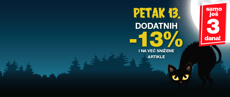 NASTAVLJAMO!! DODATNIH -13%! JOŠ SAMO 3 DANA!
