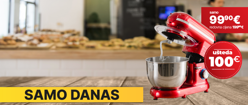 KUHINJSKI PRO ROBOT UZ -100€ UŠTEDE! SAMO DANAS 26.04!