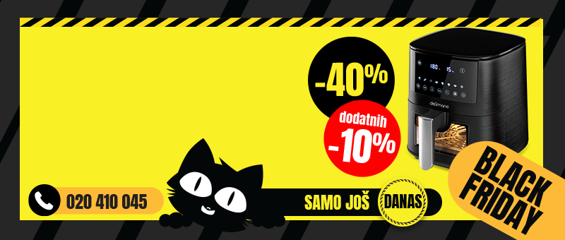 Air Fryer Pirme uz -40% + dodatnih 10%! Samo još danas 04.12! 