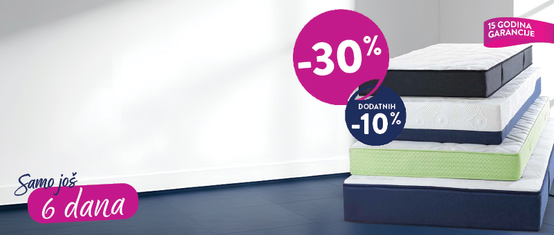 NASTAVLJAMO! DORMEO DANI SPAVANJA JOŠ SAMO 6 DANA! 