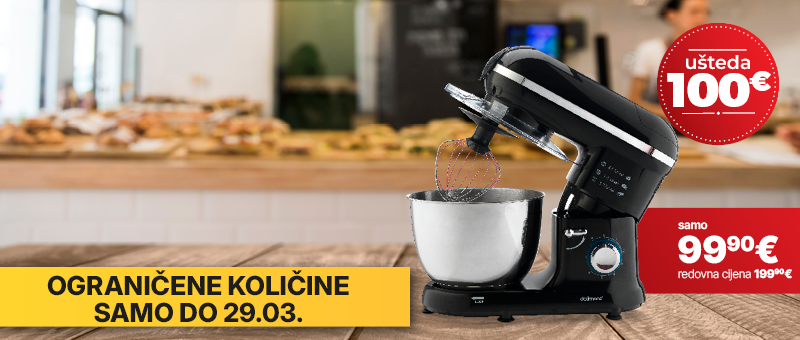 100 € UŠTEDE UZ KUHINJSKI PRO ROBOT! SAMO DO 29.03!