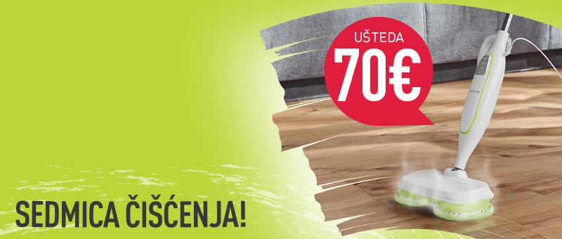 Ne Propustite 70 € UŠTEDE uz 3 u 1 Nano Podni Paročistač!
