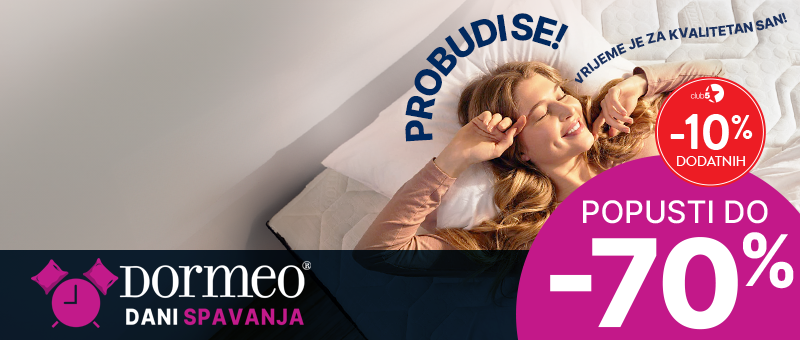 DANI SPAVANJA | DO -70% POPUSTA | DODATNIH -10% ZA CLUB 5*