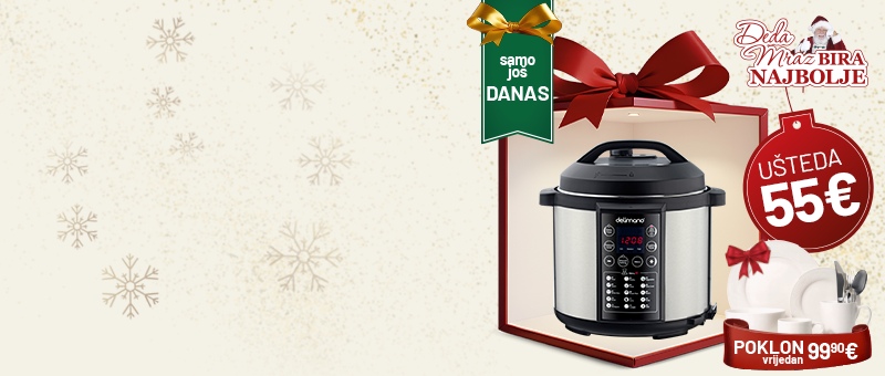 SAMO JOŠ DANAS! -55€ UZ MULTICOOKER + POKLON ESSENCE SET + BESPLATNA DOSTAVA!