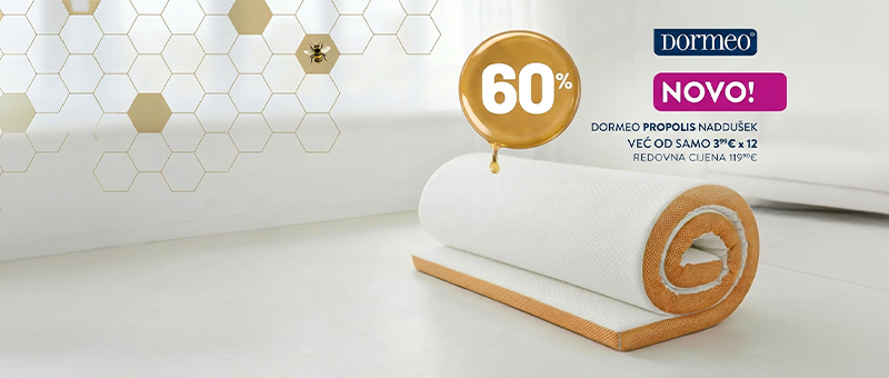 NOVO! Dormeo Propolis naddušek